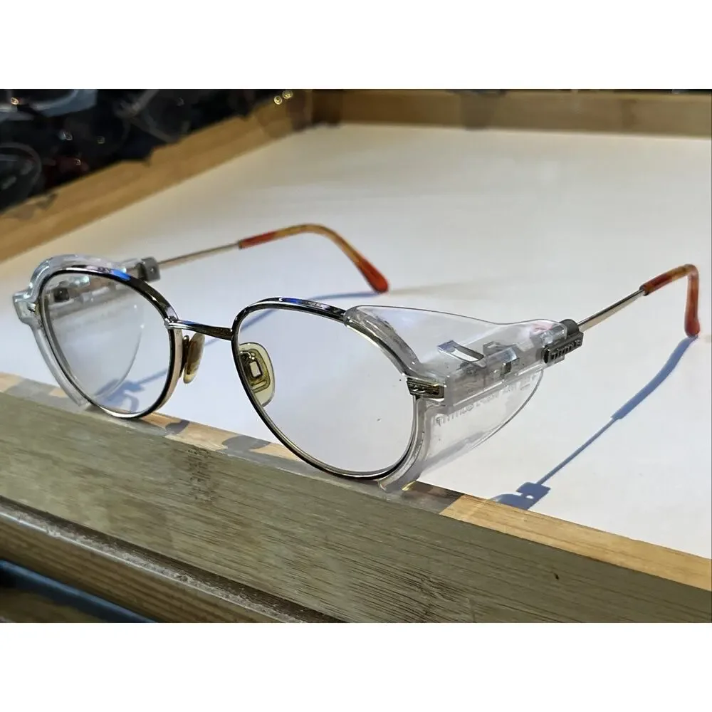 titmus Vintage Eyewear z87 tor cs96 Safety Eyeglasses 52-20 Metal Frames Only
